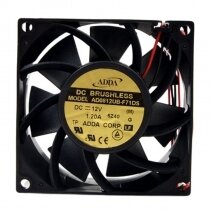 ADDA AD0812UB-F71DS DC 12V 1.20A 8038 Axial Brushless Cooling Fan