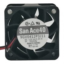 Sanyo Denki 9GV0412P3J11 DC 12V 0.60A 4028 Axial Cooling Fan