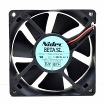 Nidec D08A-12TS3 DC 12V 0.50A 2 Wires Axial Cooling Fan