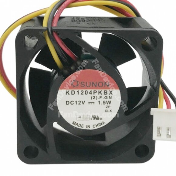 Sunon KD1204PKBX DC 12V 1.5W 4020 Axial Cooling Fan