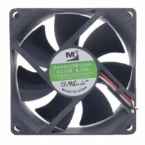 YM DA08025B12UR DC 12V 0.50A 8025 Axial Cooling Fan