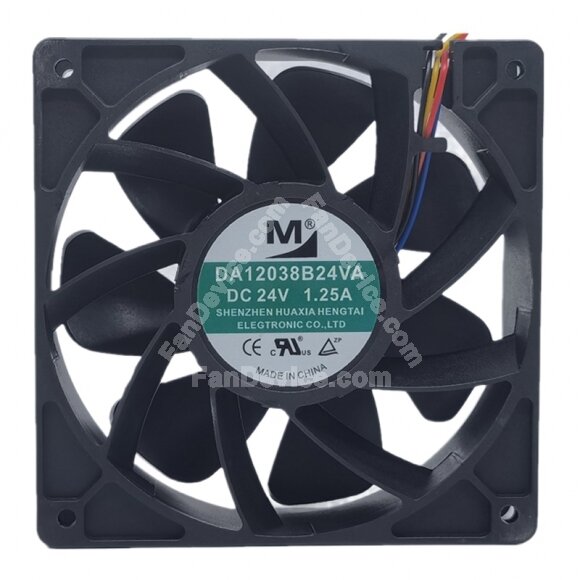 YM DA12038B24VA DC 24V 1.25A 12038 Axial Cooling Fan