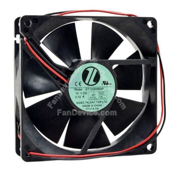 Nidec DT1209MBNP DC 12V 0.12A 8025 Axial Cooling Fan