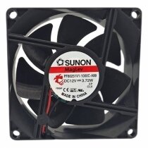 Sunon PF80251V1-1000C-A99 DC 12V 3.72W 2 Wires Axial Cooling Fan