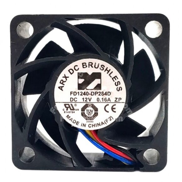 ARX FD1240-DP284D DC 12V 0.16A 4020 Axial Brushless Cooling Fan