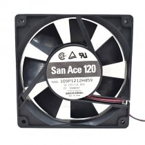 Sanyo Denki 109P1212H459 DC 12V 0.45A 2 Wires Axial Cooling Fan