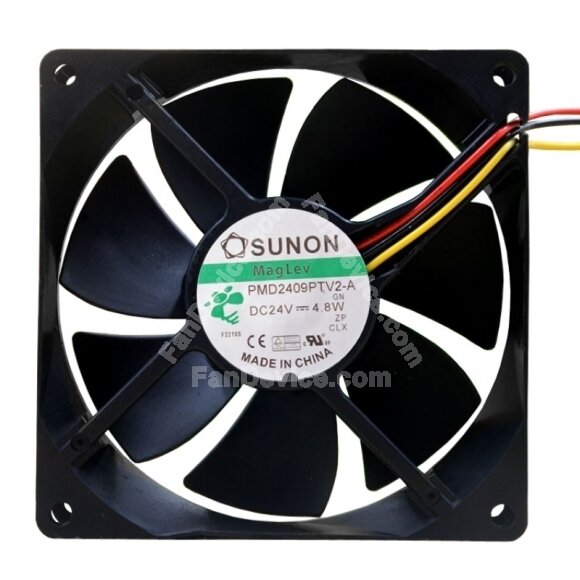 Sunon PMD2409PTV2-A DC 24V 4.8W 2 Wires / 3 Wires Axial Cooling Fan