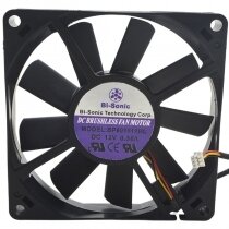 Bi-Sonic BP801512ML DC 12V 0.36A 3 Wires Brushless Axial Cooling Fan
