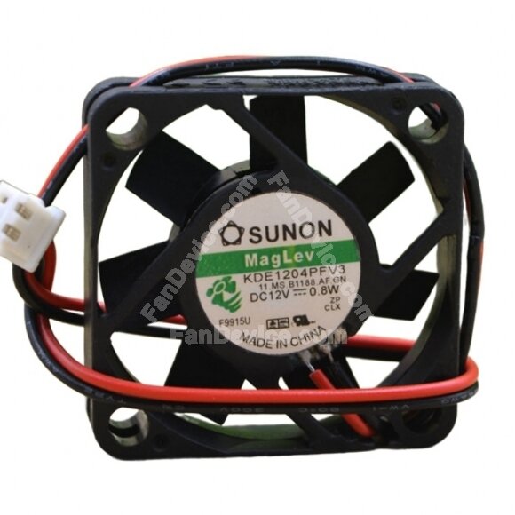 Sunon KDE1204PFV3 DC 12V 0.8W 2 Wires / 3 Wires Axial Cooling Fan