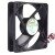 Magic MGA12012YB-O25 DC 12V 1.20A 2 Wires Axial Cooling Fan