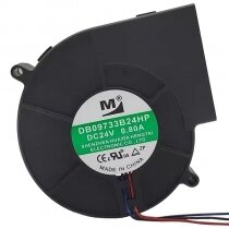 YM DB09733B24HP DC 24V 0.80A 3 Wires Blower Cooling Fan