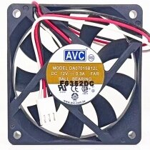 AVC DA07015B12L DC 12V 0.3A 7015 Ball Bearing Axial Cooling Fan