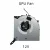 CPU & GPU Fan for Lenovo Legion 5 15IAH7H 5H40S20492