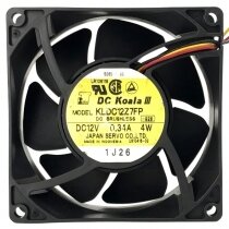 Servo KLDC12Z7FP 12V 0.34A 4W 2 / 3 Wires Axial Fan