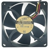 ADDA AD0812VB-A72GP 12V 0.65A 2 / 3 Wires 8025 DC Brushless Axial Fan