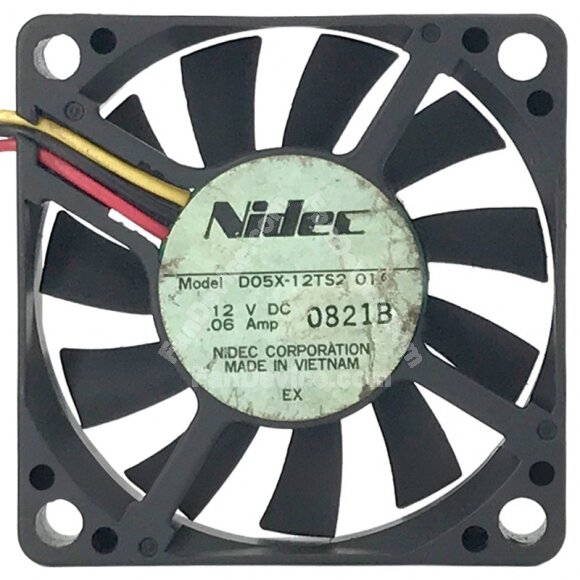 Nidec D05X-12TS2 01A 12V 0.06Amp 2 / 3 Wires Axial Fan
