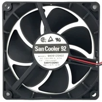 Sanyo 9A0912S402 DC 12V 0.27A 2 Wires Axial Cooling Fan