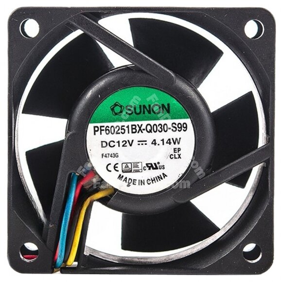 Sunon PF60251BX-Q030-S99 12V 4.14W Axial Cooling Fan