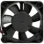 CR Electronics DC12S5010M 12V 2 Wires Axial Cooling Fan