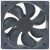 Y.S.TECH KM121225LB 12V 0.18A 2 Wires Axial Cooling Fan