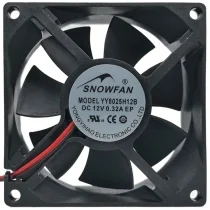 SNOWFAN YY8025H12B 12V 0.32A 2 / 3 / 4 Wires Cooling Fan