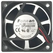 Fonsan DFD0624M 24V 0.09A 2 Wires DC Brushless Cooling Fan