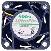 Nidec W40S12BMD5-57 12V 0.64A 4 Wires Axial Cooling Fan
