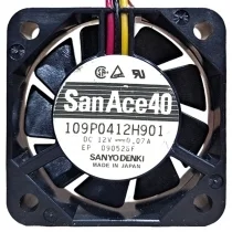 Sanyo 109P0412H901 12V 0.07A 2 / 3 Wires Cooling Fan