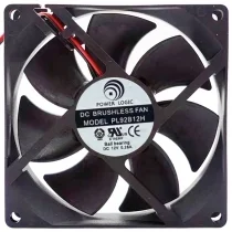 PowerLogic PL92B12H 12V 0.28A 2 Wires Cooling Fan