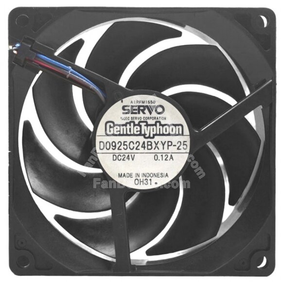 Servo D0925C24BXYP-25 24V 0.12A 4 Wires Axial Cooling Fan
