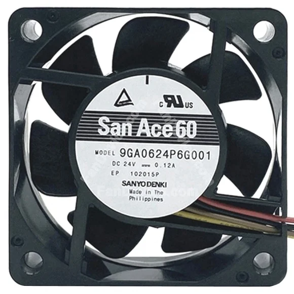 Sanyo 9GA0624P6G001 24V 0.12A 4 Wires Axial Cooling Fan