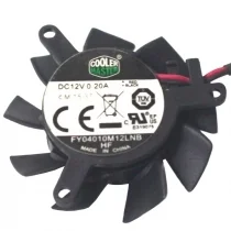 CoolerMaster FY04010M12LNB 12V 0.20A 2 Wires Cooling Fan