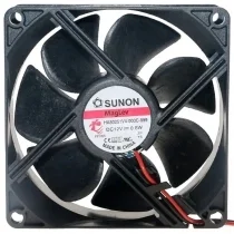Sunon HA80251V4-000C-999 DC 12V 0.8W 2 Wires Axial Cooling Fan
