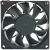 ADDA AS08012XB259100 12V 0.57A DC Brushless 2 Wires Axial Cooling Fan