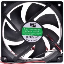 YM DA12025B48UA DC 48V 0.40A 2 Wires Axial Cooling Fan