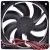 YM DA12025B48UA DC 48V 0.40A 2 Wires Axial Cooling Fan
