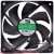 YM DA12025B48UA DC 48V 0.40A 2 Wires Axial Cooling Fan