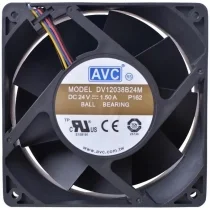 AVC DV12038B24M 24V 1.50A 4 Wires Ball Bearing PWM Cooling Fan