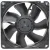 NMB 08025SA-24R-ET DC 24V 0.22A 3 Wires Axial Cooling Fan