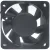 YINGTIAN YTD246025B DC 24V 0.10A 2 Wires Axial Cooling Fan