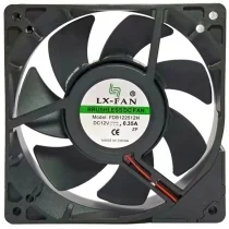 LX-FAN FDB122512H 12V 0.35A DC Brushless 2 Wires Axial Cooling Fan