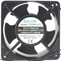 SOLON 12038S220 220~240V 0.17A Impedance Protected Sleeve Bearing Cooling Fan