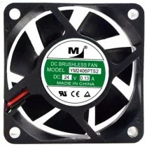 YM YM2406PTS2 24V 0.13A 2 Wires DC Brushless Axial Cooling Fan