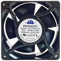 PROFANTEC P2123HBL-ES 230V 0.06A 2 Wires Impedance Protected Cooling Fan