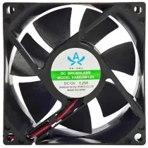 XA-CQJ XXA8025S12H 12V 0.25A DC Brushless 2 Wires Axial Cooling Fan