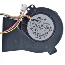 Servo E1033X12BYAP-26 12V 1.2A 4 Wires DC Brushless PWM Blower Cooling Fan