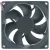 AA XMC922524HB2 24V 0.25A DC Brushless 2 Wires Axial Cooling Fan