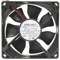 NMB-MAT 3610RL-05W-S40 DC 24V 0.22A 2 Wires Axial Cooling Fan