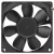 Sanyo 109R0824H4D011 DC 24V 0.07A 3 Wires Axial Cooling Fan
