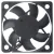 CHA CHA5012RM-10B DC 12V 0.12A 2 Wires Axial Cooling Fan